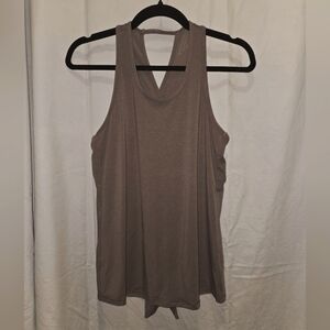 G202. Athleta Essence Tie Back Tank In Gray Mauve - Size XXS